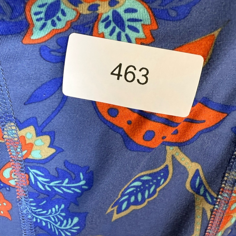 The North Face Women's Blue and Orange athleisure racer back dress large - Picture 9 of 9
